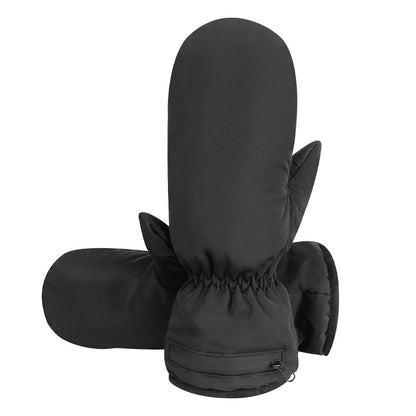 Electrically Heating Zipper Thermal Windproof Gloves