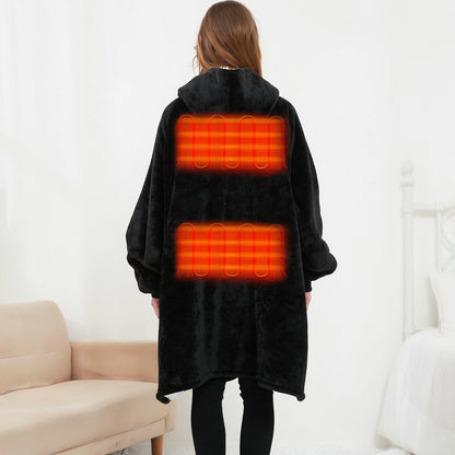 USB Heated Wearable Oversized Blanket