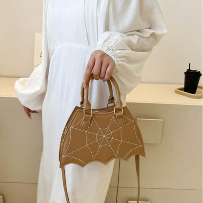 Halloween Spider Web Saddle Bag