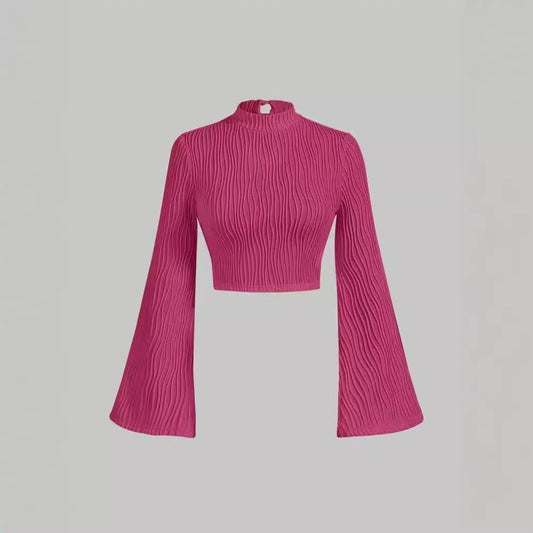 Varieties of Printed Sexy Thick Long-Sleeved Knitted Tops