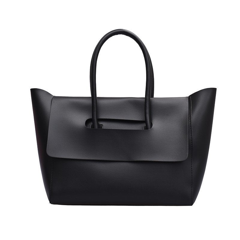 Capacity Retro Tote Solid Bags