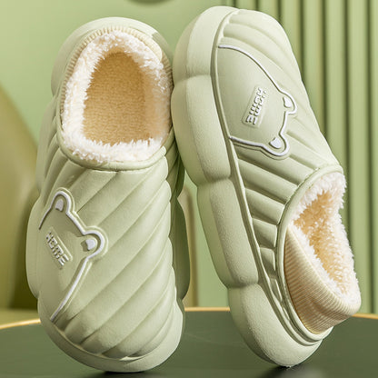 Women's Waterproof Cotton Indoor Slippers