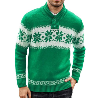 Men's Sweater Autumn And Winter Long Sleeved Christmas Sweater