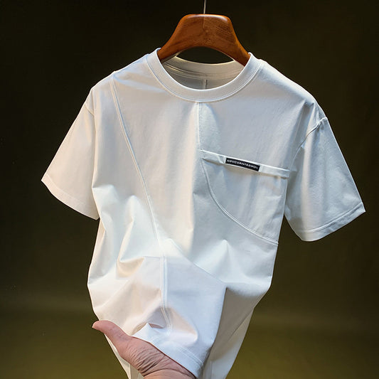 Men's Short Sleeve Quick-drying Ice Silk Shirt