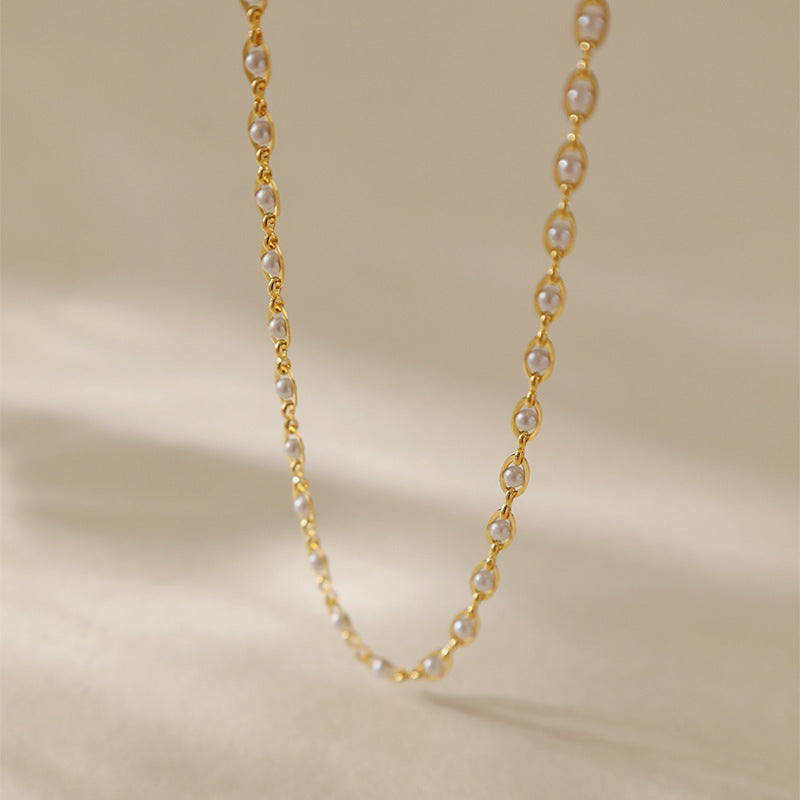 Women's Color-preserving Retro High-grade Elegant Graceful French Necklace