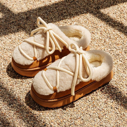 Women's Platform Cotton Slippers