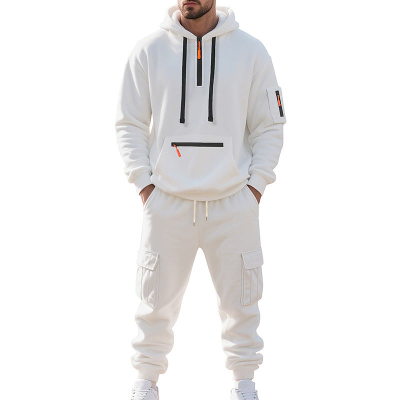 Leisure Suit Sweater Hoodie  Pullover Men's Sports Casual Two-piece Set