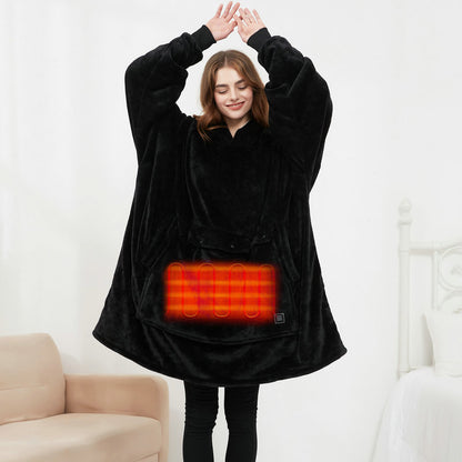 USB Heated Wearable Oversized Blanket