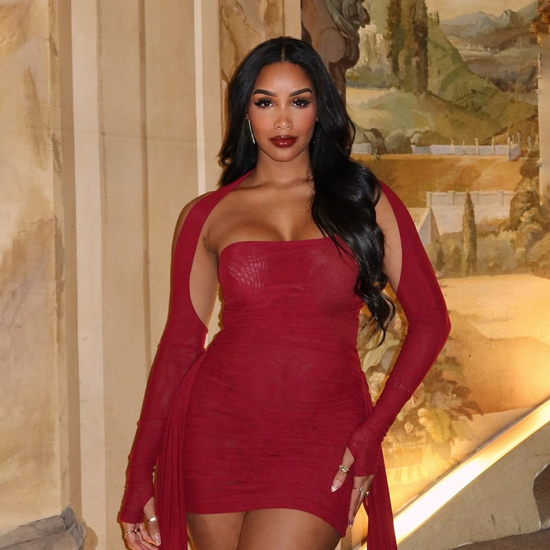 Women's Clothing Halter Dress Outfit