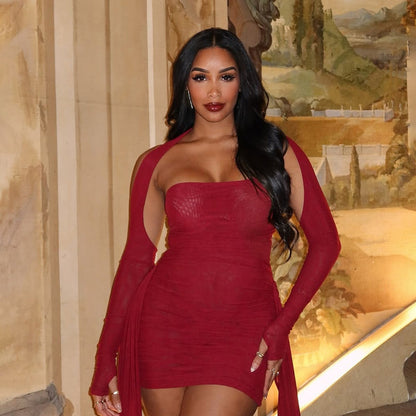 Women's Clothing Halter Dress Outfit