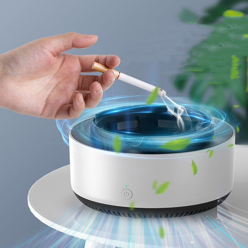 Smoke Removal  Automatic Air Purifier Ashtray Portable Gadget