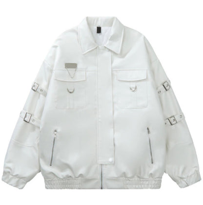 High Street Hot PU Leather Jacket Coat