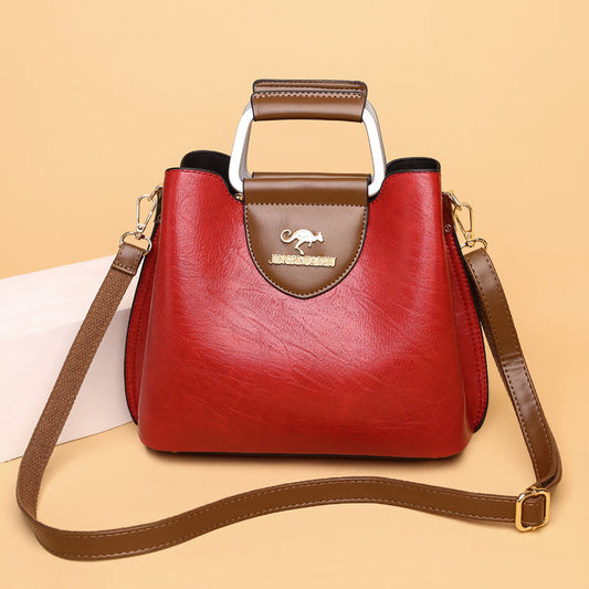 High-grade Soft Leather Shoulder Bag