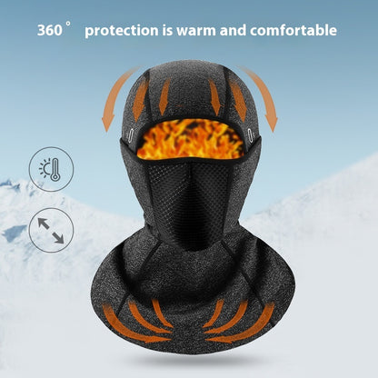 Outdoor Warm Double Layer Fleece-lined Thick Windproof Cap