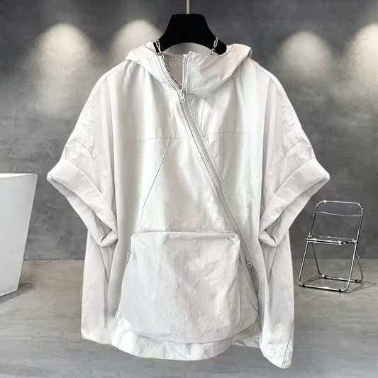 Men's Hooded Short-sleeved T-shirt