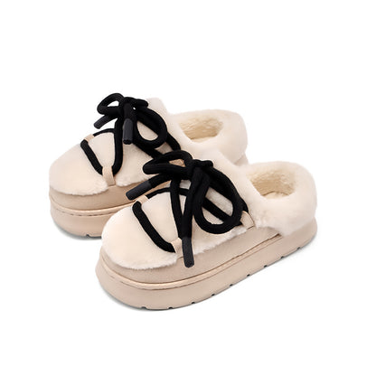 Women's Platform Cotton Slippers