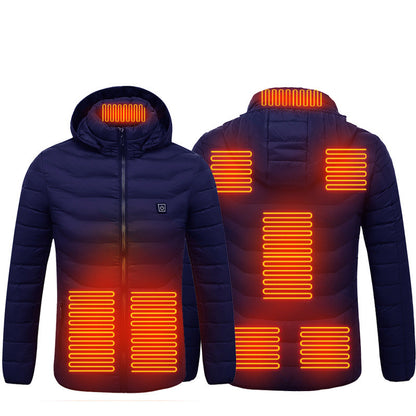 Winter USB Electric Cotton Heating Jacket
