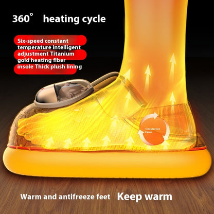 Couple's Electrothermal Rechargeable Winter Heating Shoes