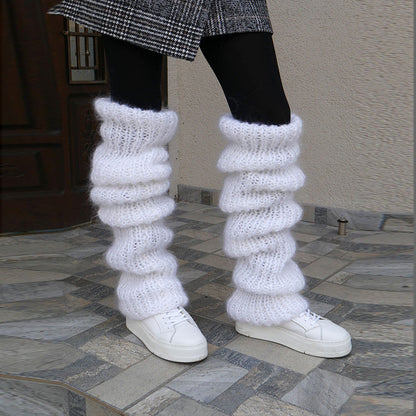 Women's Autumn And Winter Mohair Long Foot Socks
