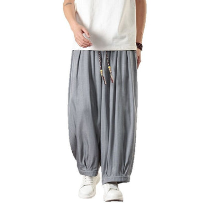 Men's Retro Loose Plus Size Harem Pants