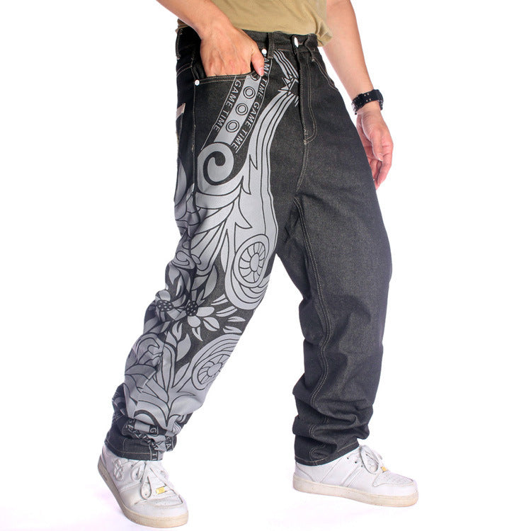 Men's Embroidery Hip Hop Jeans