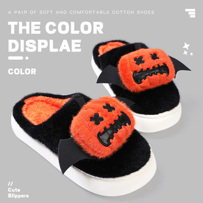 Halloween Pumpkin Slippers