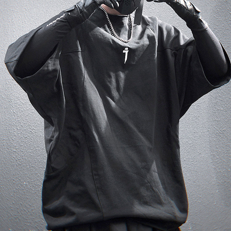 Men's Loose Casual Worn Neckline Short Sleeve