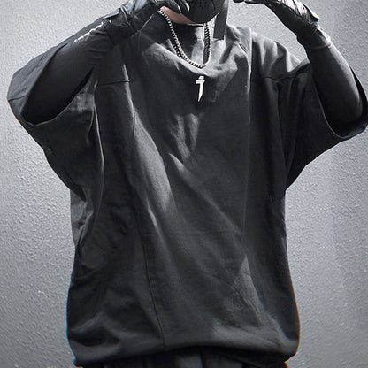 Men's Loose Casual Worn Neckline Short Sleeve