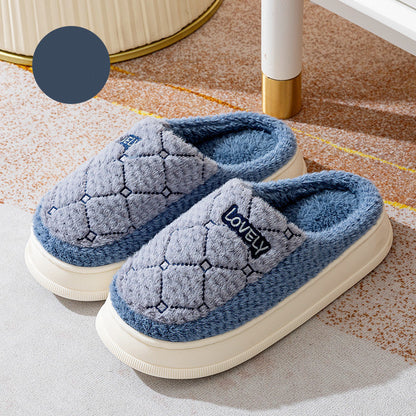 Thick-soled Non-slip Fluffy Winter Slippers