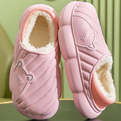 Women's Waterproof Cotton Indoor Slippers