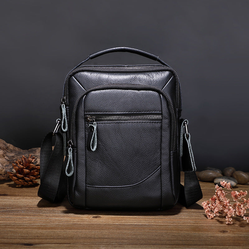 One Shoulder Business Multifunction Soft Leather bag