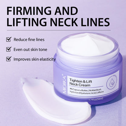 Neck Wrinkle Removal, Tightening, Firming, Fade Fine Lines, Anti-Aging Necklines, Lifting, Shaping Beauty Neck Cream