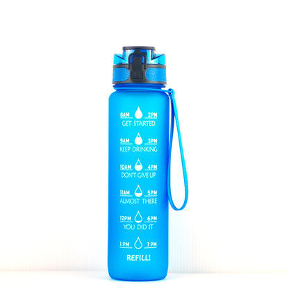 100ml Transparent Flask Free Infuser Sports Clear Water Bottle