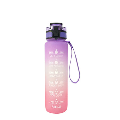 100ml Transparent Flask Free Infuser Sports Clear Water Bottle