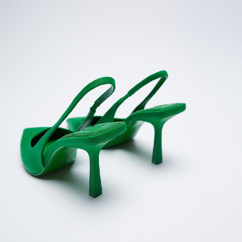 Women's Mules Pointed Toe Elegant Stiletto Heel