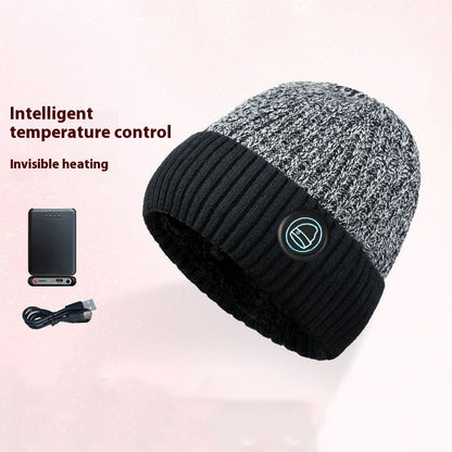 Winter Outdoors Ski Heating Fleece-lined Heating Cap