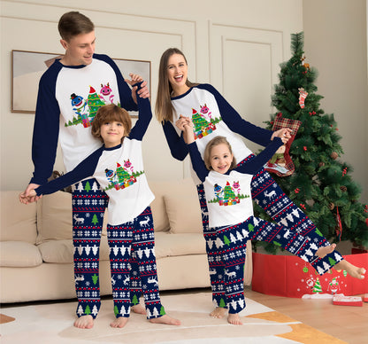 Family Matching Long Sleeve Christmas Pajama Set
