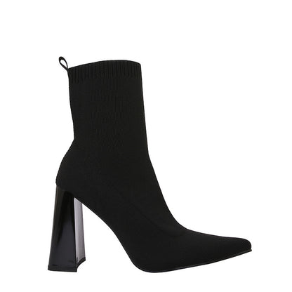 Retro Ankle Elastic Socks Boots