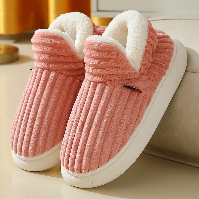 Men's And Women's Same Style Cotton Slippers
