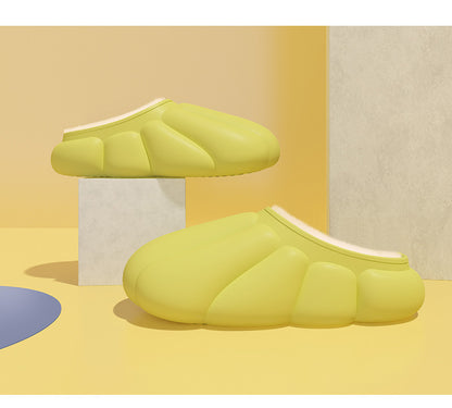 Couple Personality Baotou Pumpkin Cotton Slippers