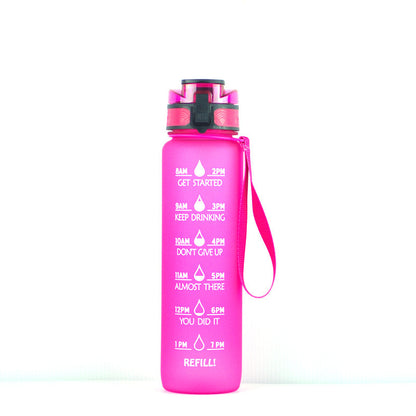 100ml Transparent Flask Free Infuser Sports Clear Water Bottle