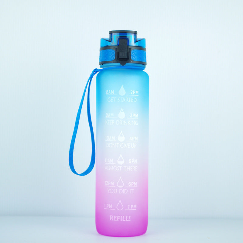100ml Transparent Flask Free Infuser Sports Clear Water Bottle