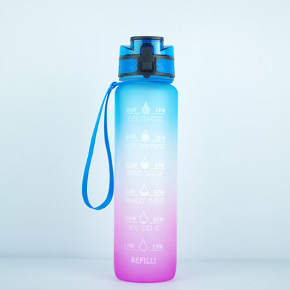 100ml Transparent Flask Free Infuser Sports Clear Water Bottle