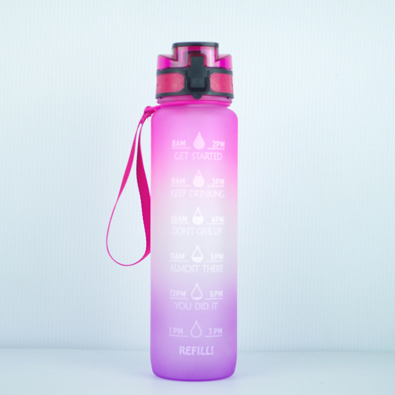 100ml Transparent Flask Free Infuser Sports Clear Water Bottle