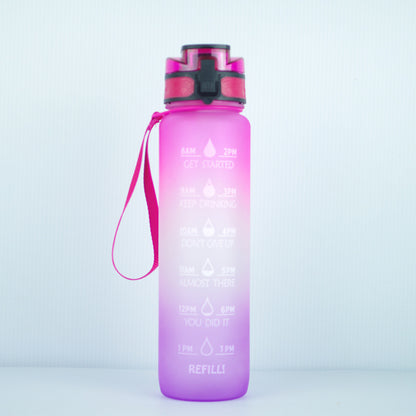 100ml Transparent Flask Free Infuser Sports Clear Water Bottle