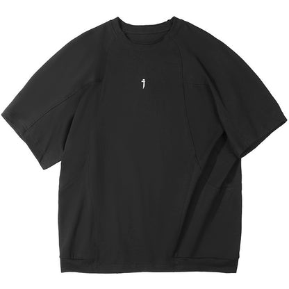 Men's Loose Casual Worn Neckline Short Sleeve