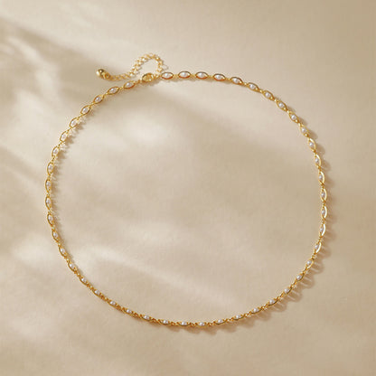 Women's Color-preserving Retro High-grade Elegant Graceful French Necklace