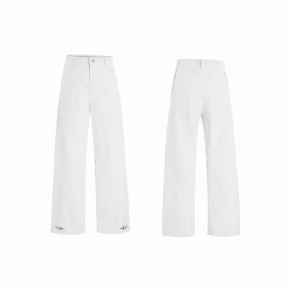 Hooded Vest Waistcoat Wide leg Pant