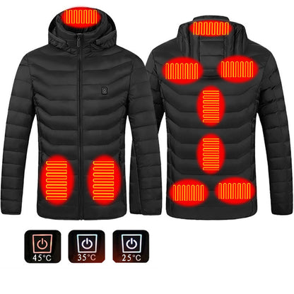 Winter USB Electric Cotton Heating Jacket