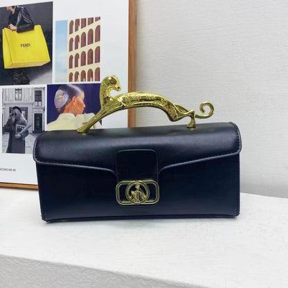 Women's Hard Handle Fashionable Crossbody Bag